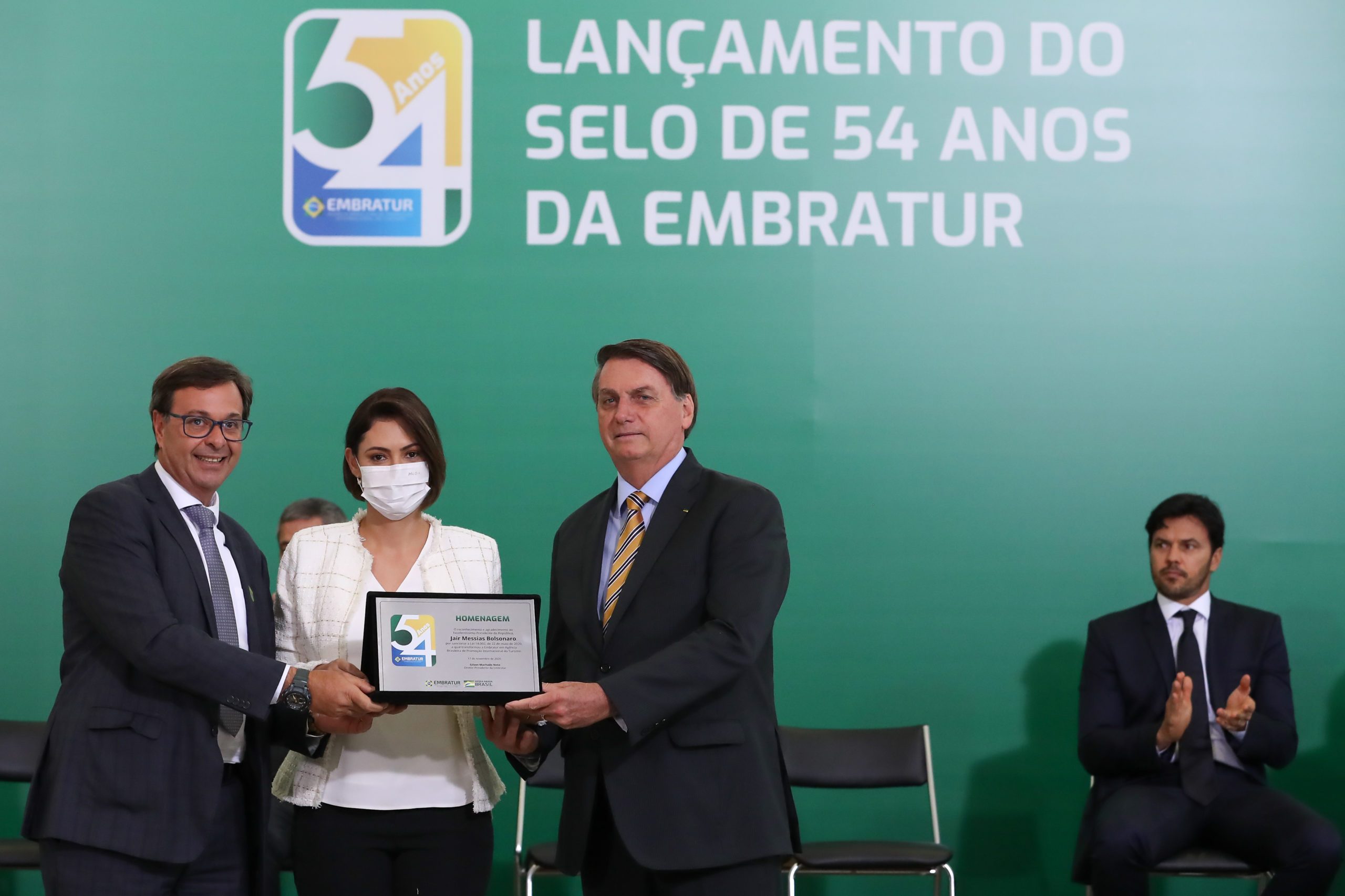 Cerimônia no Palácio do Planalto comemora os 54 anos da Embratur e o primeiro como Agência Brasileira de Promoção Internacional do Turismo