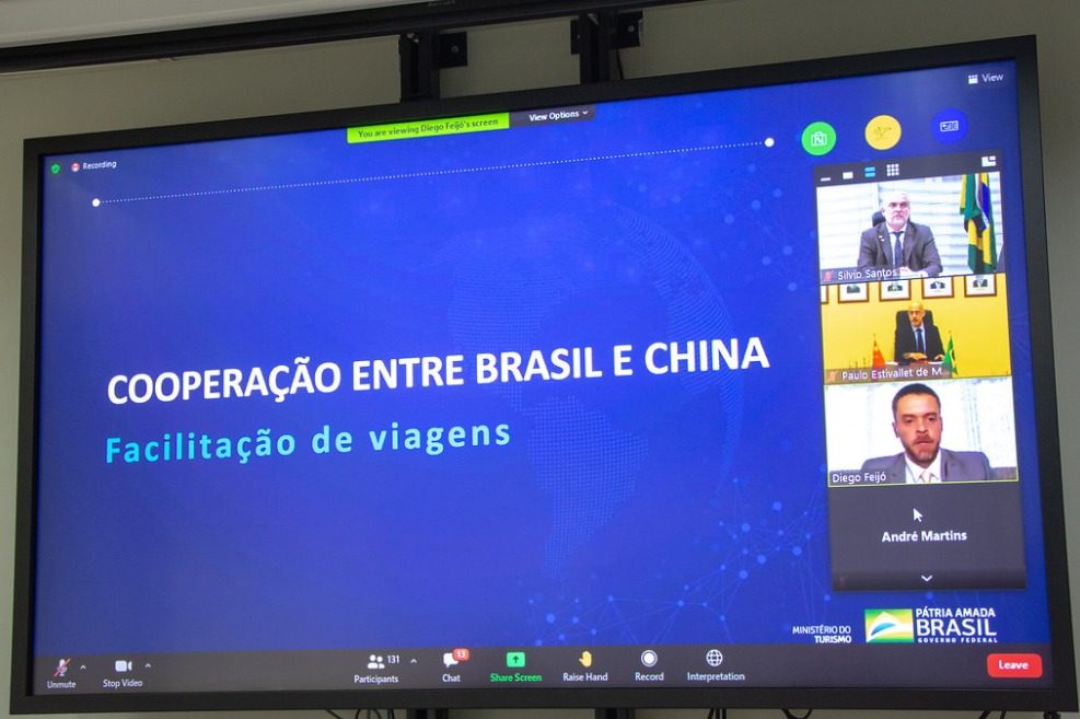 Embratur participa do 1º Webinar Turismo Internacional da China: Potencial do Mercado