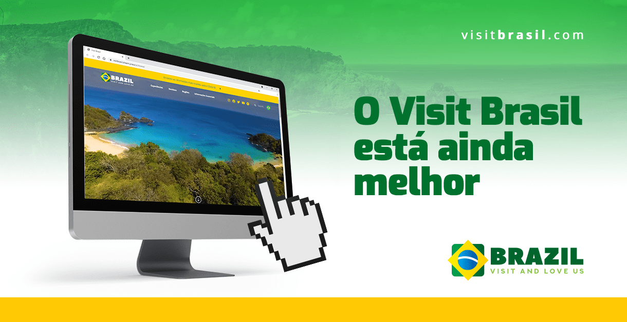 Embratur lança novo site do Visit Brasil