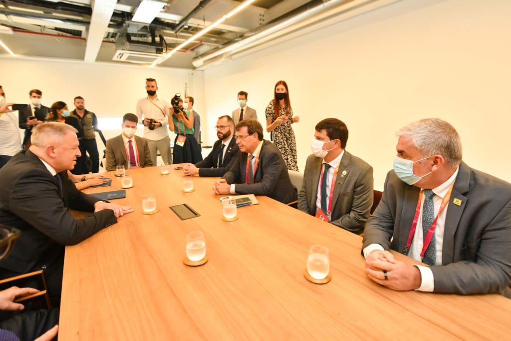 Embratur e ministro do Turismo reúnem-se com representantes da Eslovênia e de San Marino na Expo Dubai 2020