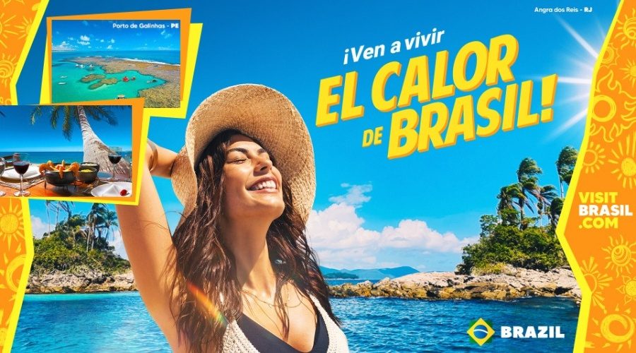 Calor humano e o verão do Brasil são o chamariz da nova campanha da Embratur na América Latina