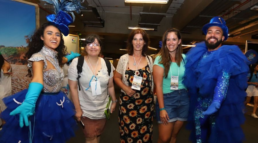 Salão do Turismo: Comunicadoras argentinas visitam Brasília e a feira em press trip da Embratur