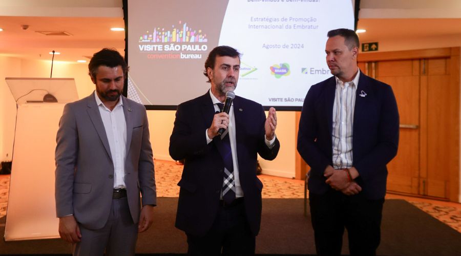 “Uma nova fase da Embratur”, diz Marcelo Freixo sobre relação mais próxima com estados e municípios durante evento em São Paulo